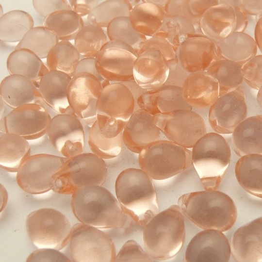 Perles fantaisie goutte rose 10mm qu50 Perles fantaisie goutte rose 10mm qu50