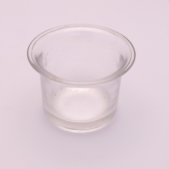 Pot en verre pour photophore 6.5x4.5cm Pot en verre pour photophore 6.5x4.5cm