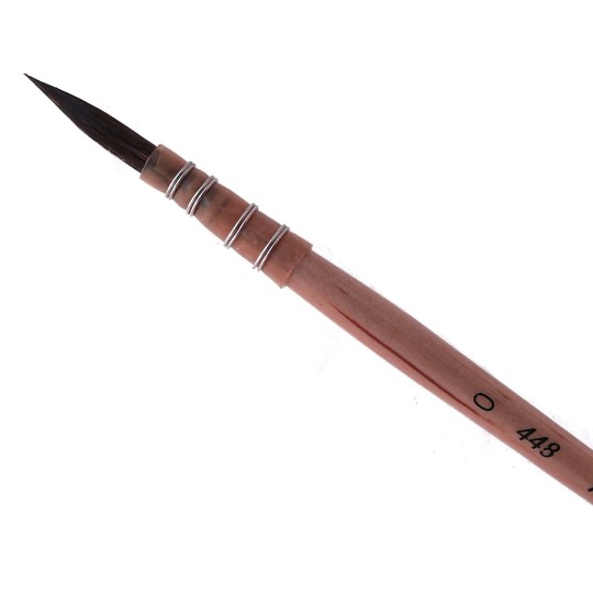 Pinceau à aquarelle pour lavis petit gris pur 6mm n°0 Pinceau à aquarelle pour lavis petit gris pur 6mm n°0