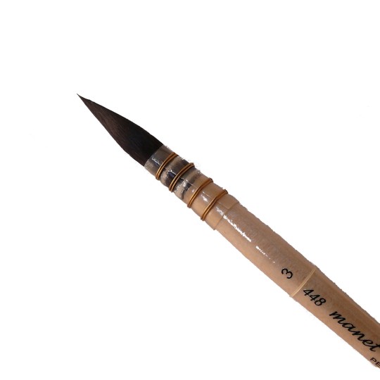 Pinceau à aquarelle pour lavis petit gris pur 7mm n°3