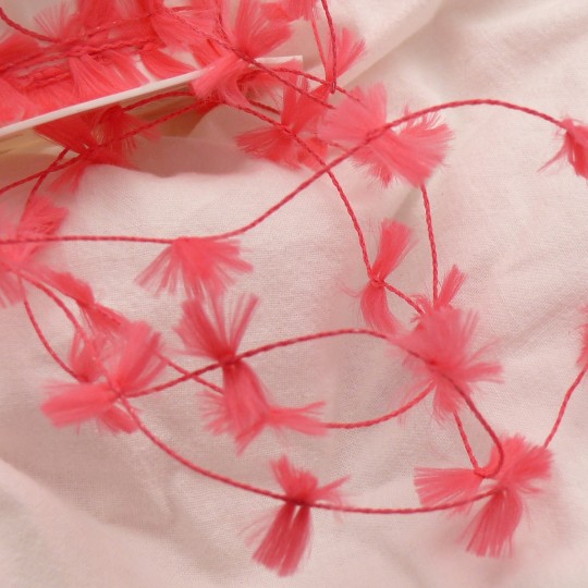Ruban cordon fuschia 2cm x 2m fluffy cord Ruban cordon fuschia 2cm x 2m fluffy cord