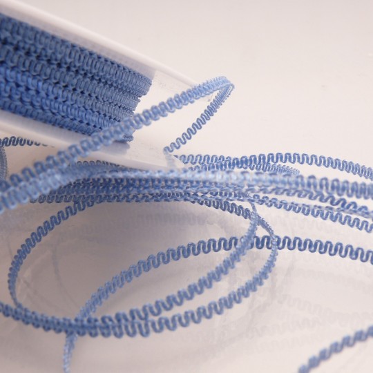 Ruban tissu bleu 3mmx25m frisette Rouleau Ruban tissu bleu 3mmx25m frisette Rouleau