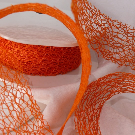 Ruban tissu orange 3cmx5m crispy