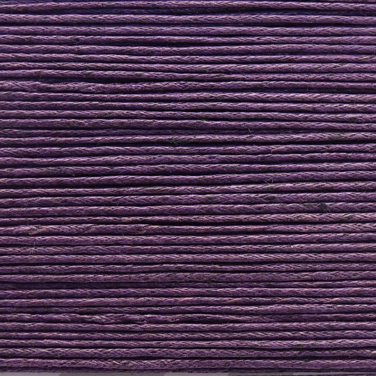 Cordon ciré coton lilas fonce 1mmx20m Rouleau Cordon ciré coton lilas fonce 1mmx20m Rouleau