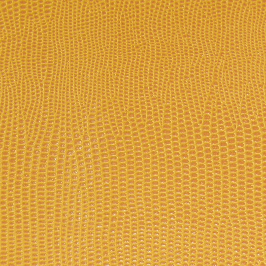 Papier Skivertex® Pellaq lézard simili cuir jaune 50x68cm