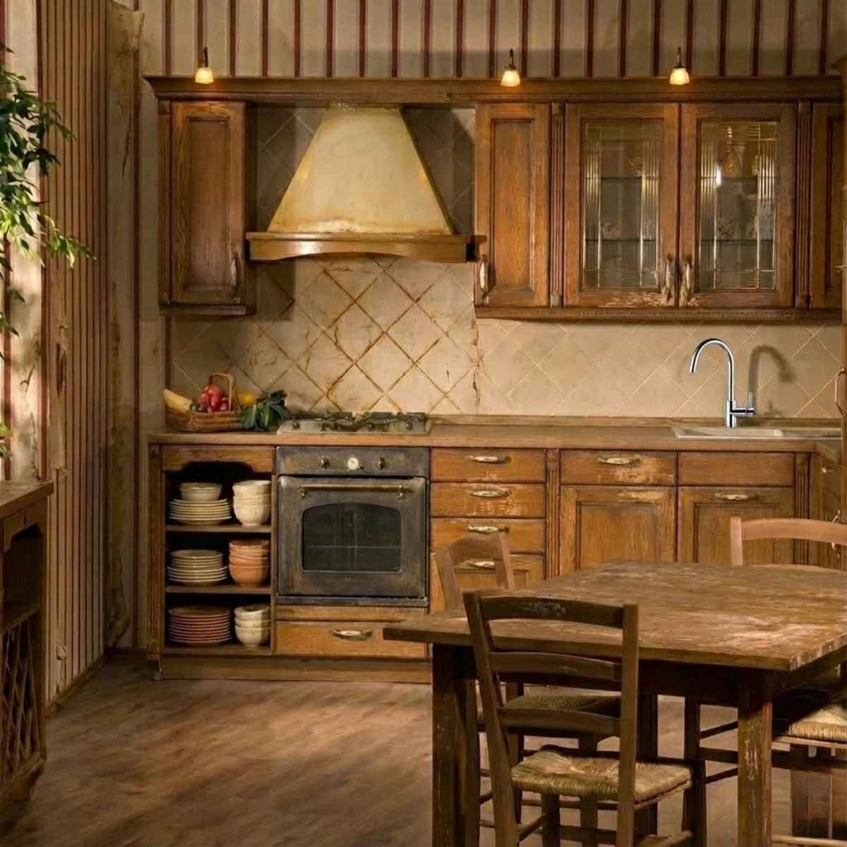 Cuisine ancienne avant rénovation