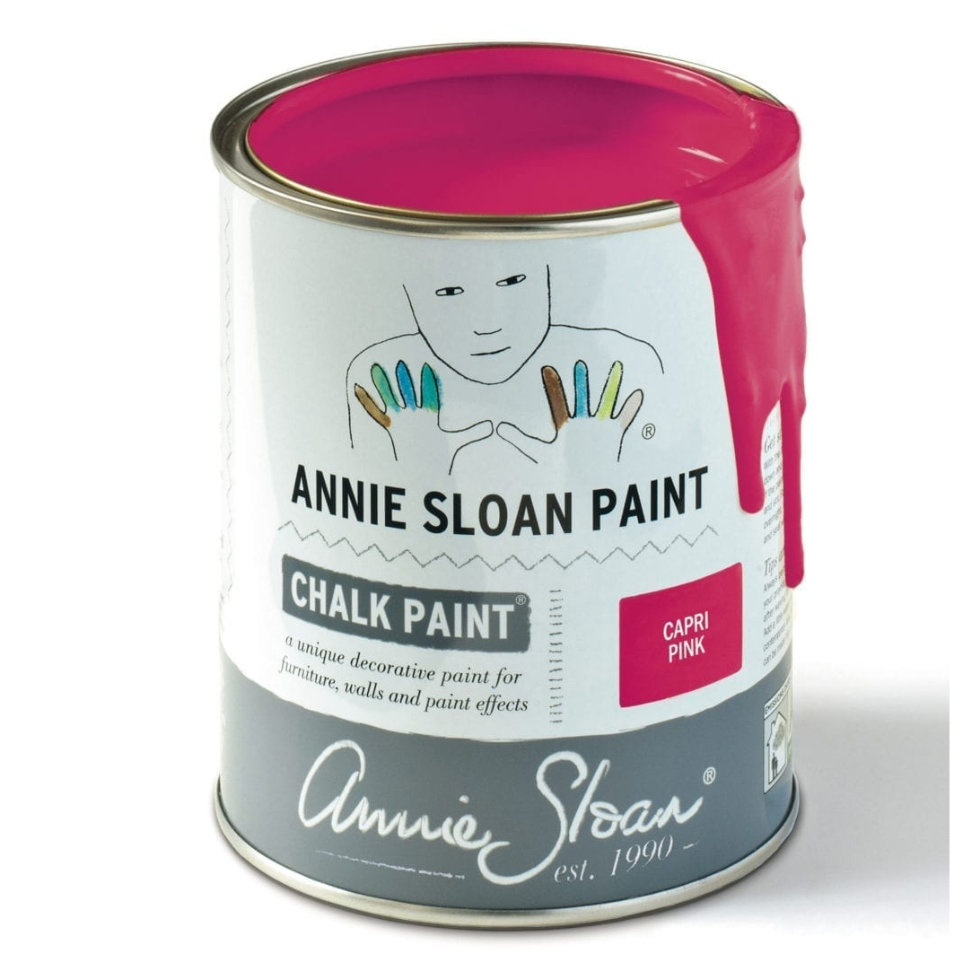 chalk paint annie sloan capri