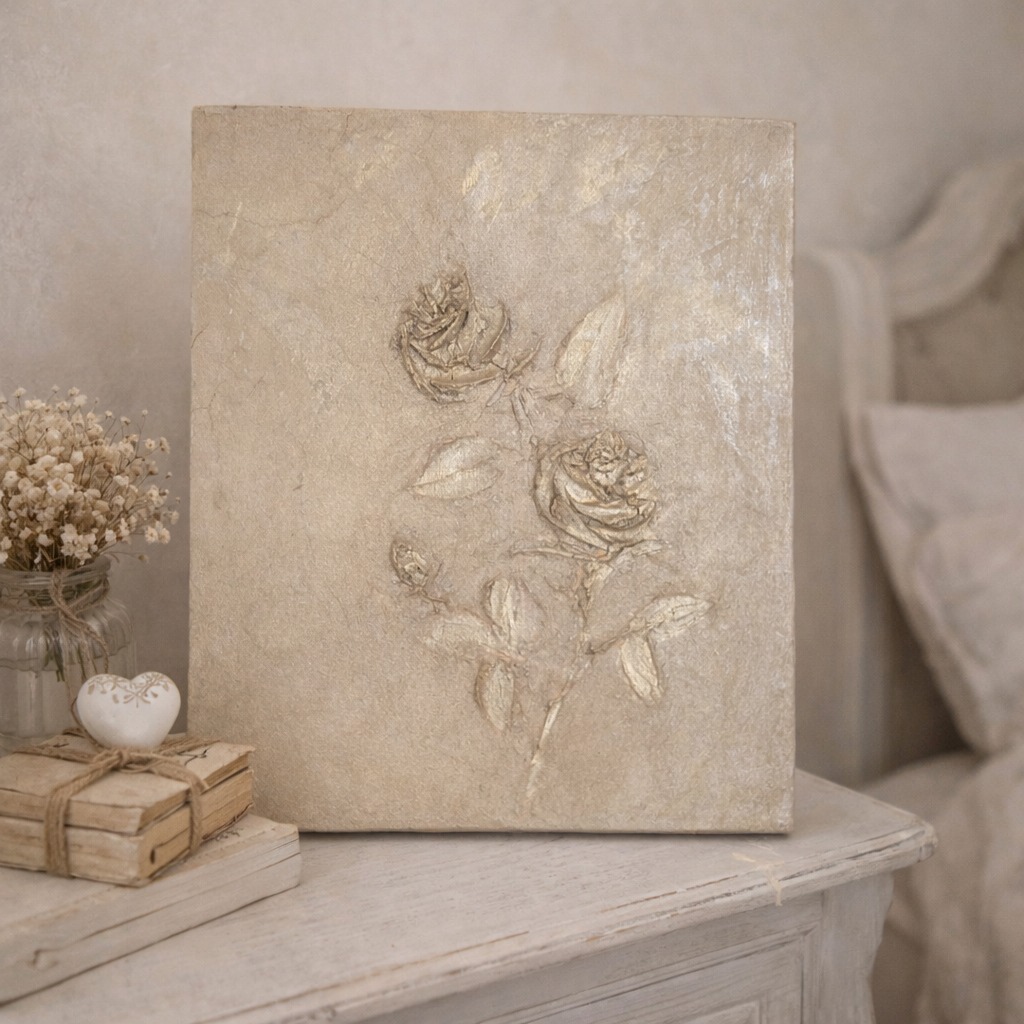 Sujet décoratif réalisé en pâte et peinture Sujet décoratif réalisé en pâte et peint