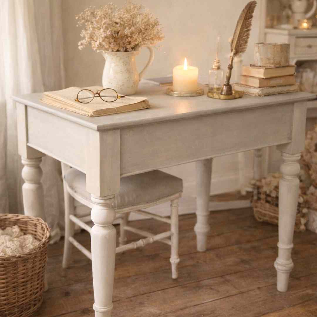 Bureau peint avec peinture Fusion Bureau peint avec peinture Fusion